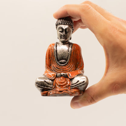 Silver Mini Buddha (Assorted Colours)