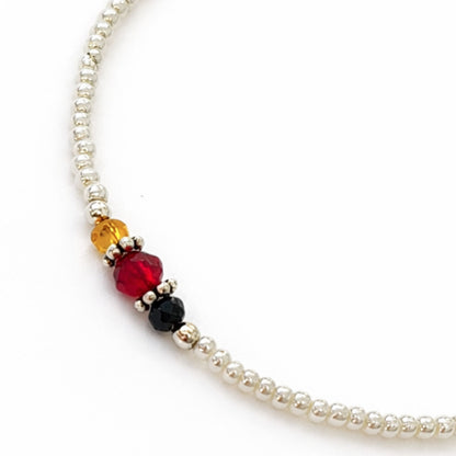 Nepalese Extra Fine Gem Bracelet - Pearl & Cut Beads