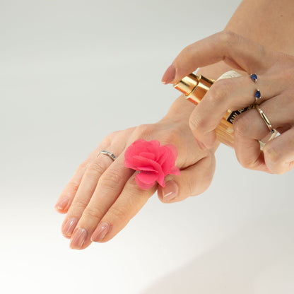 Fragrance Chiffon Diffuser Rings - Pink
