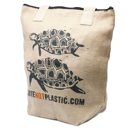 Two Turtles - Eco Jute Bag
