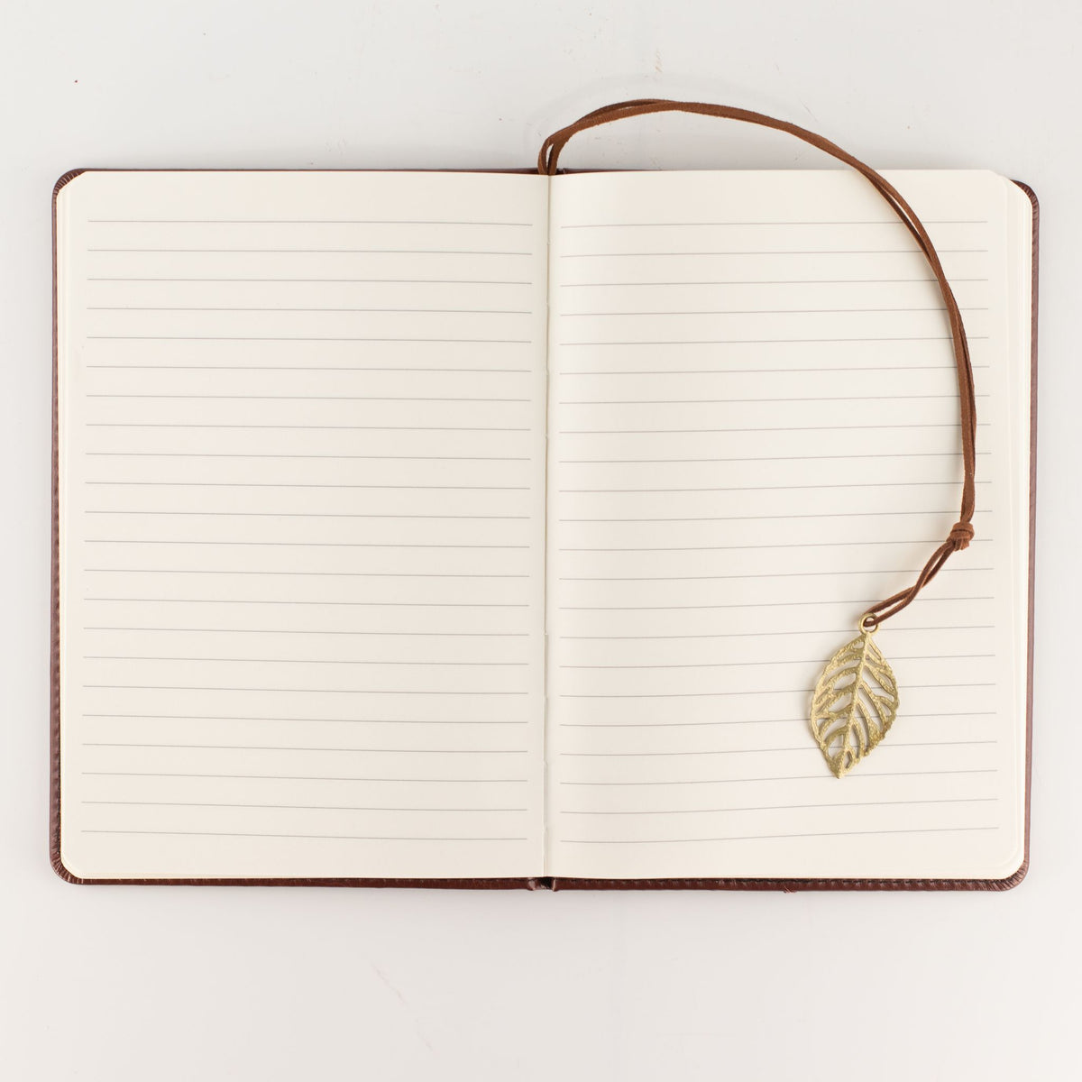 A5 Intention Note Book - LCD Wipe Screen - Brown Leather Effect - 160 Pages