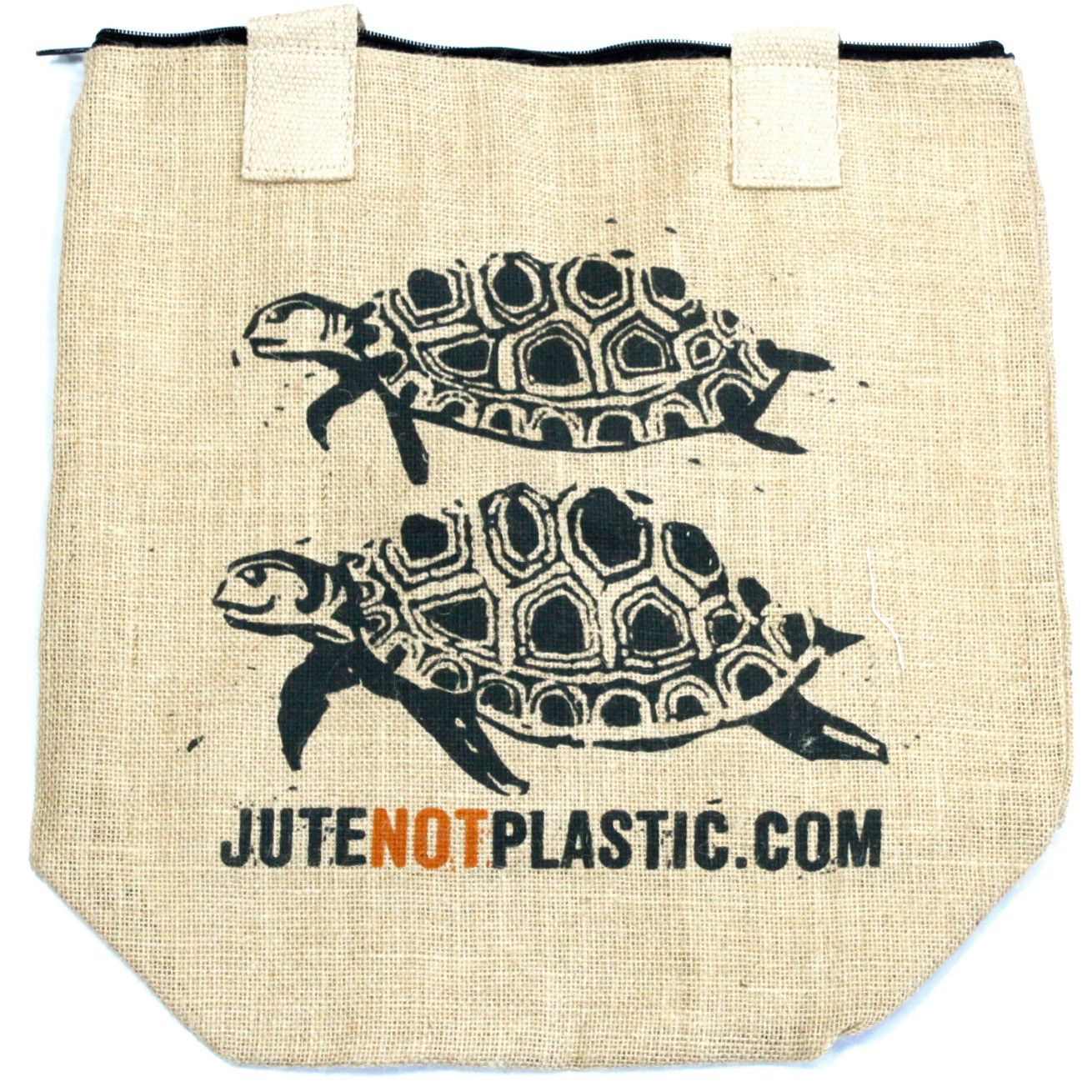 Two Turtles - Eco Jute Bag