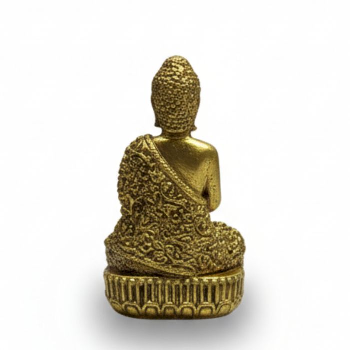Brass Miniature Gods - Buddha (17gms)  - 34mm