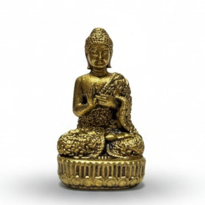 Brass Miniature Gods - Buddha (17gms)  - 34mm