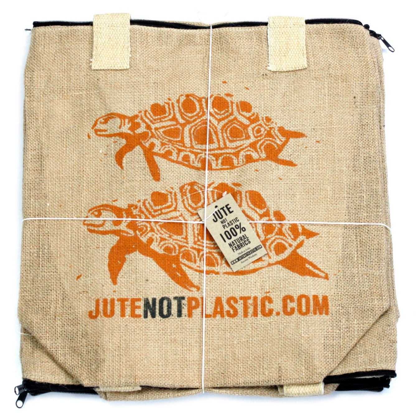 Two Turtles - Eco Jute Bag
