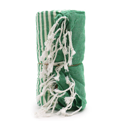 Cotton Pareo Towel - 100x180 cm - Picnic Green