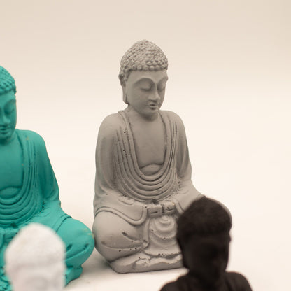 Matt Mini Buddha (Assorted Colours)