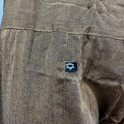 Yoga and Festival Pants - Thai Fisherman  Mandala Mantra on Green/Khaki