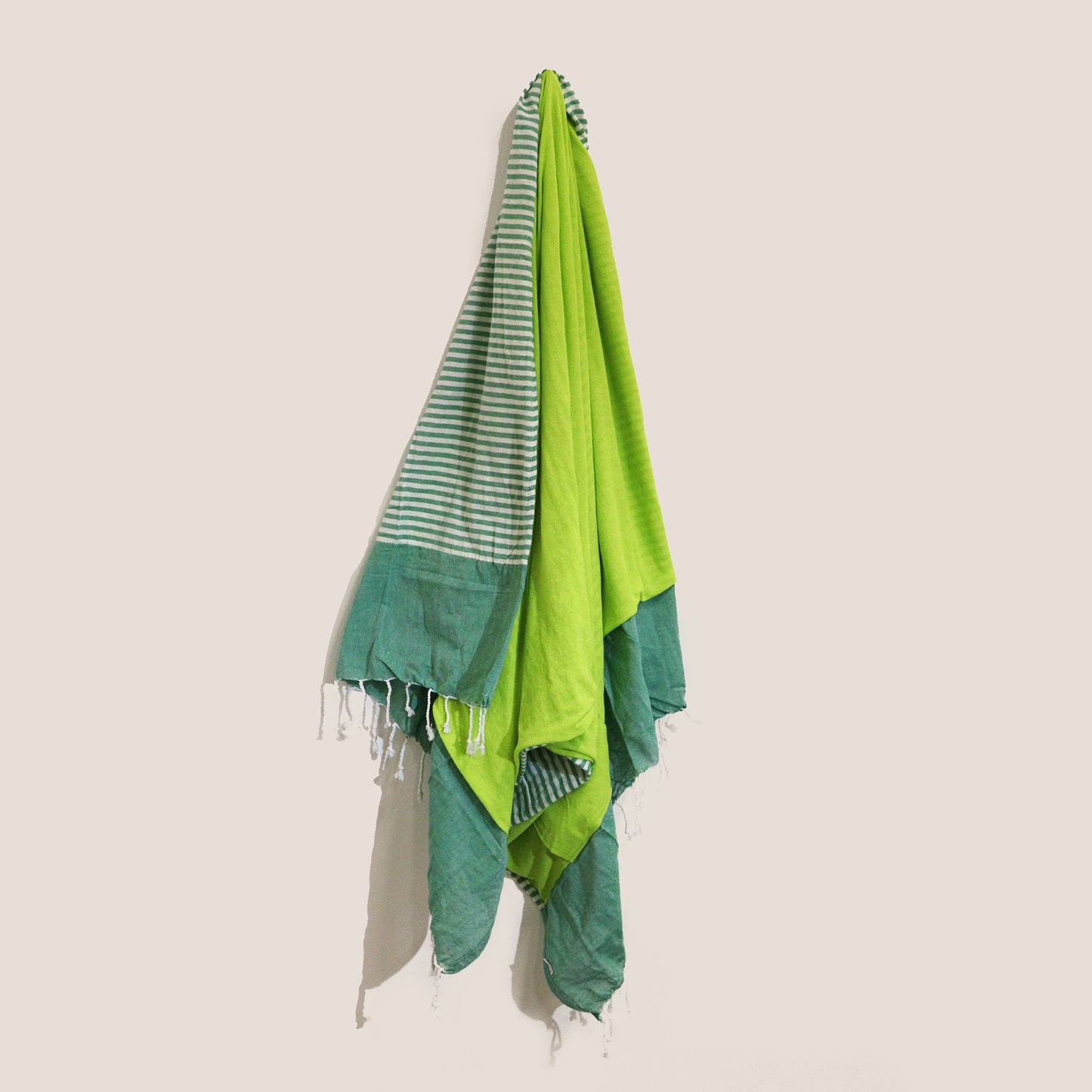 Cotton Pareo Towel - 100x180 cm - Picnic Green