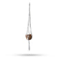 Macrame Pot Holder Classic - Natural Medium Pot