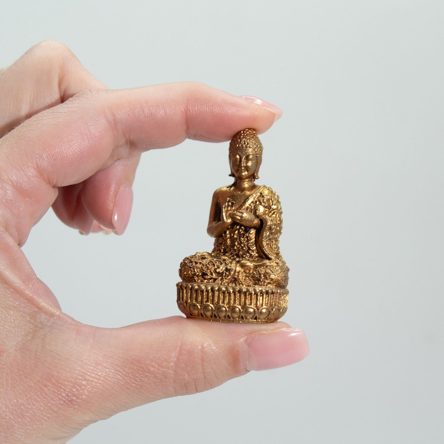 Brass Miniature Gods - Buddha (60gms)  - 48mm