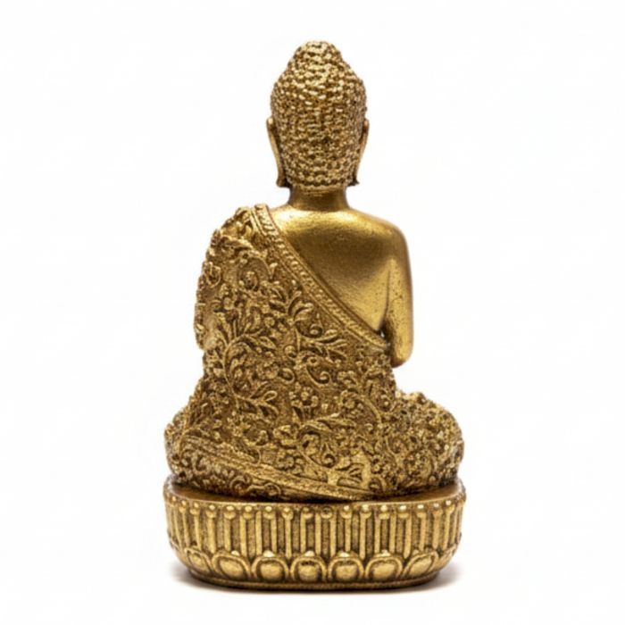 Brass Miniature Gods - Buddha (110gms)  - 76mm