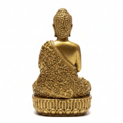 Brass Miniature Gods - Buddha (110gms)  - 76mm