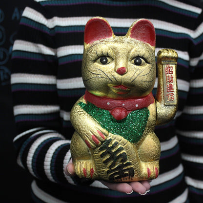 Large Gold Money Cat