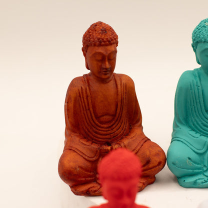 Matt Mini Buddha (Assorted Colours)