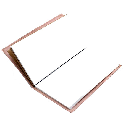 Handmade Leather Journal - Important Things To Do - Grey