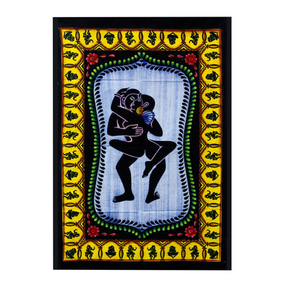 Hand-brushed Cotton Wall Art - Kamasutra