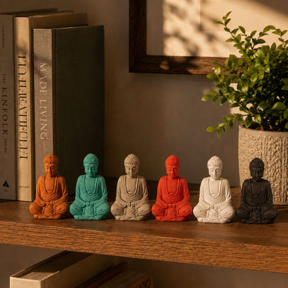 Matt Mini Buddha (Assorted Colours)