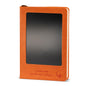A5 Intention Note Book - LCD Wipe Screen - Orange Leather Effect - 160 Pages