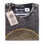 Nomad Sari Stonewashed Cotton T-Shirt – Mandala – Dark Grey – Small