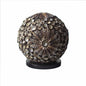 Boho Sea Shell Lamp - Chocolate Twist Globe - 15cm