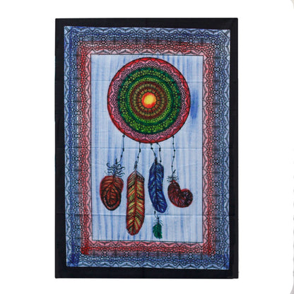 Hand-brushed Cotton Wall Art - Dreamcatcher
