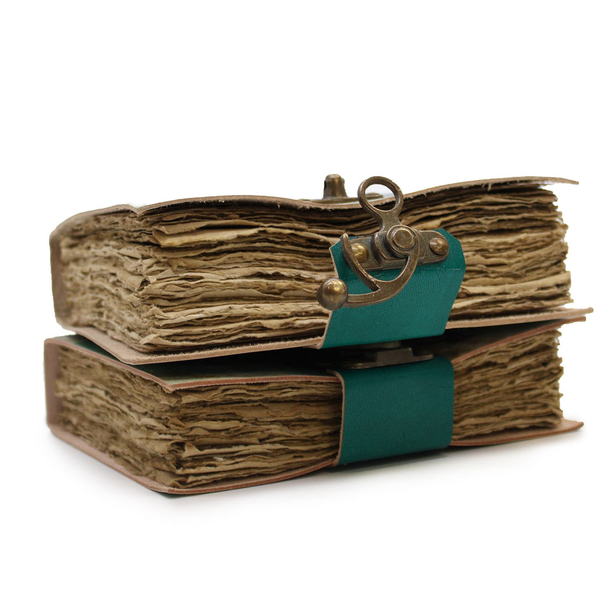 Leather "Bee Kind" Deckle-edge Notebook (18x23cm)