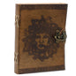 Leather Greenman Notebook (20x15cm)
