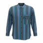 Nomad Sari Grandad Shirt - Turquoise - Large