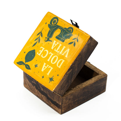 Small Enamelled Box - La Dolce Vita